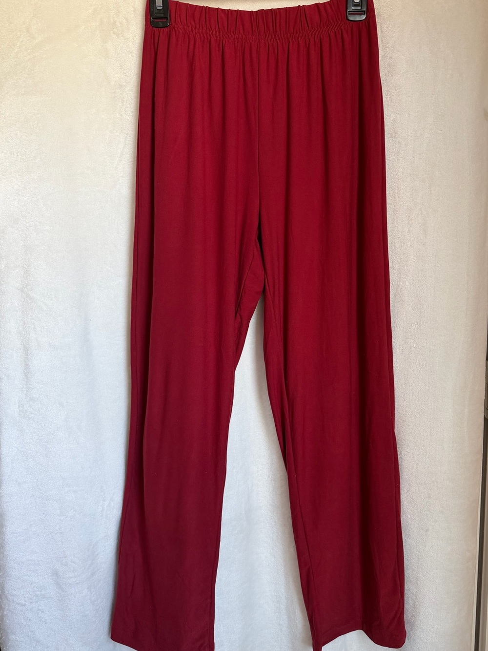 Natura Stretch Waist Pants - Red